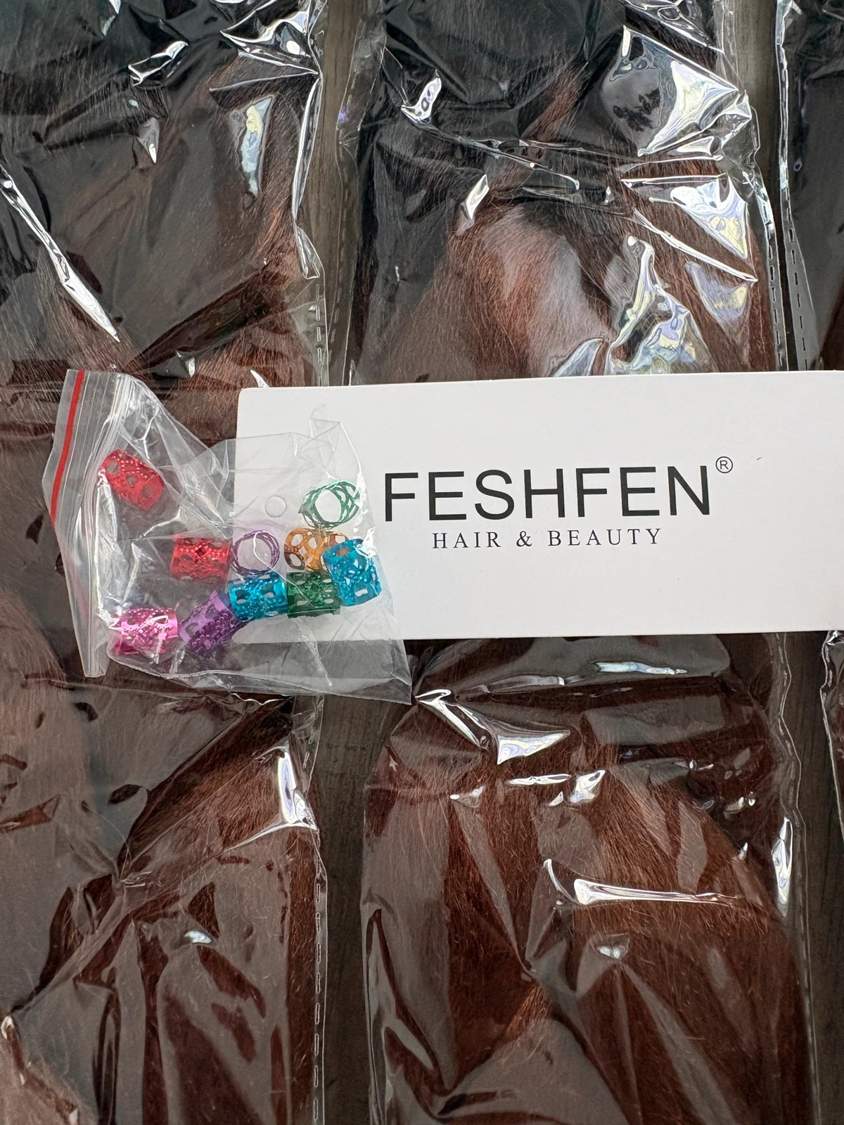 Kit Jumbo Braid Feshfen – Cheveux à tresser Noir/Marron ombré – Feshfen 3