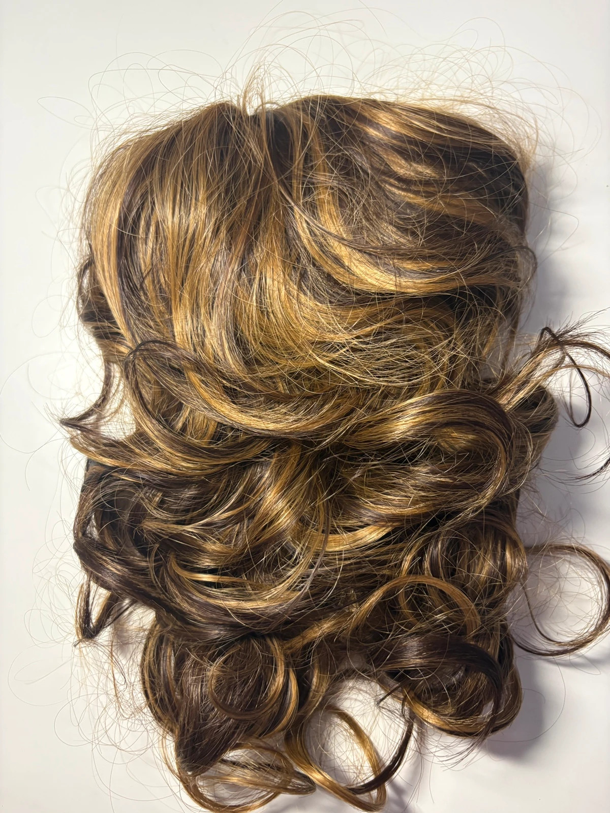 Postiche chignon bouclé – Extension à pince – Feshfen