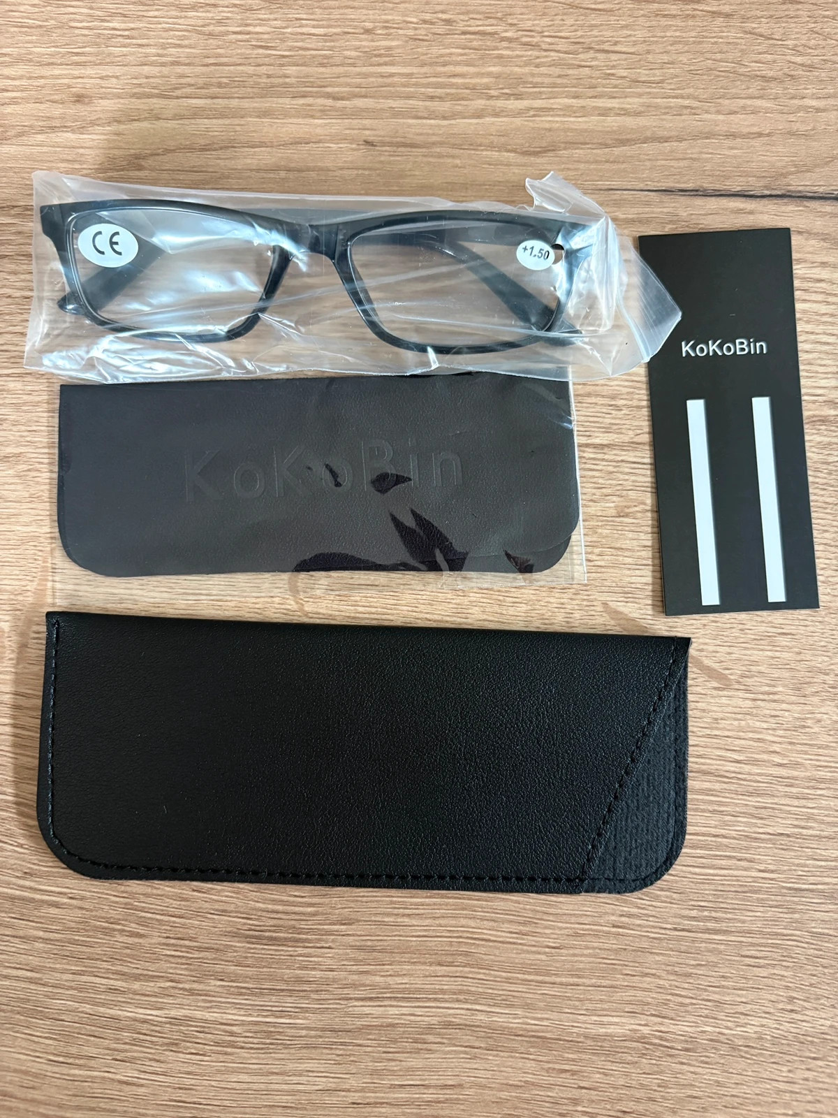 Lunettes de lecture KoKoBin +1,50 - monture noire – kokobin