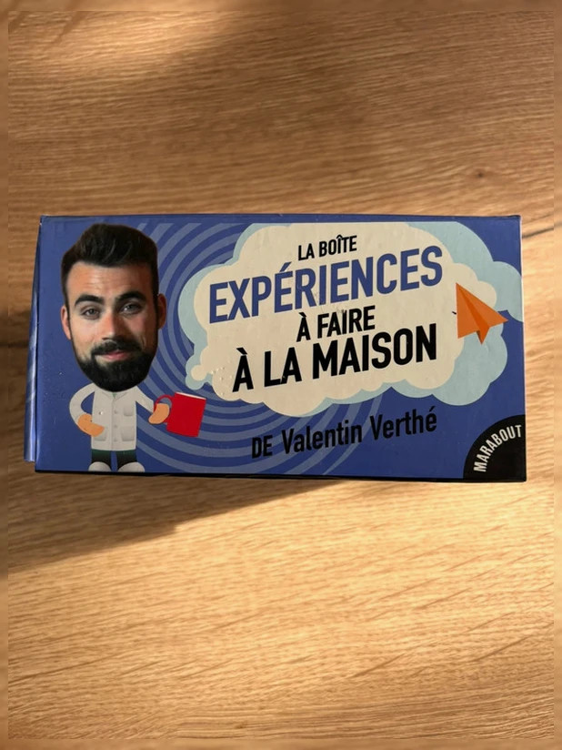 La boîte d’expériences à faire à la maison – Valentin Verthé (Marabout)