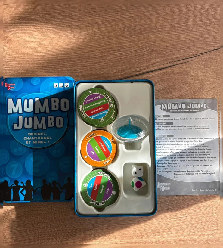 Mumbo Jumbo – Jeu d’ambiance Devinez, Chantez et Mimer – University 3