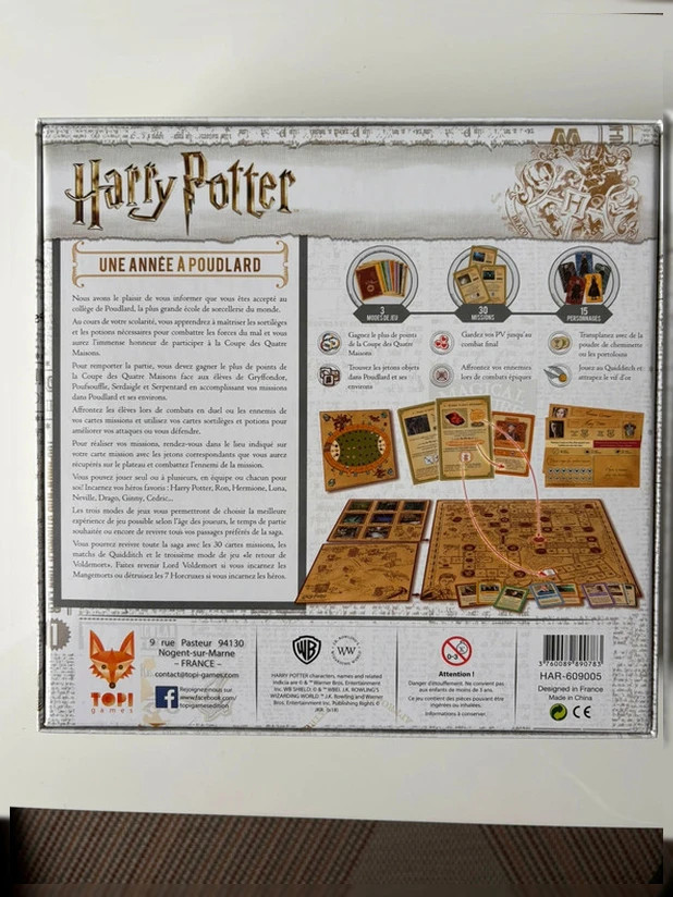 Jeu de société Harry Potter – Une année à Poudlard – NEUF – Harry Potter 2