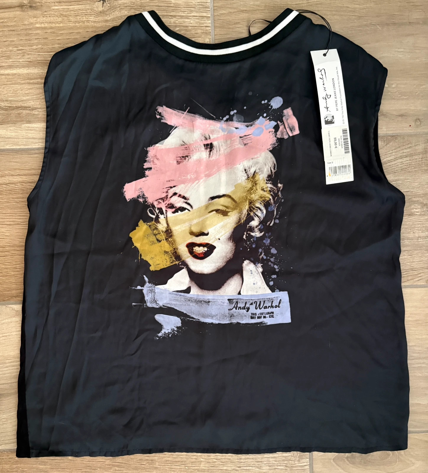 T-shirt Pepe Jeans London x Andy Warhol – Marilyn Monroe – NEUF avec étiquette – Taille S