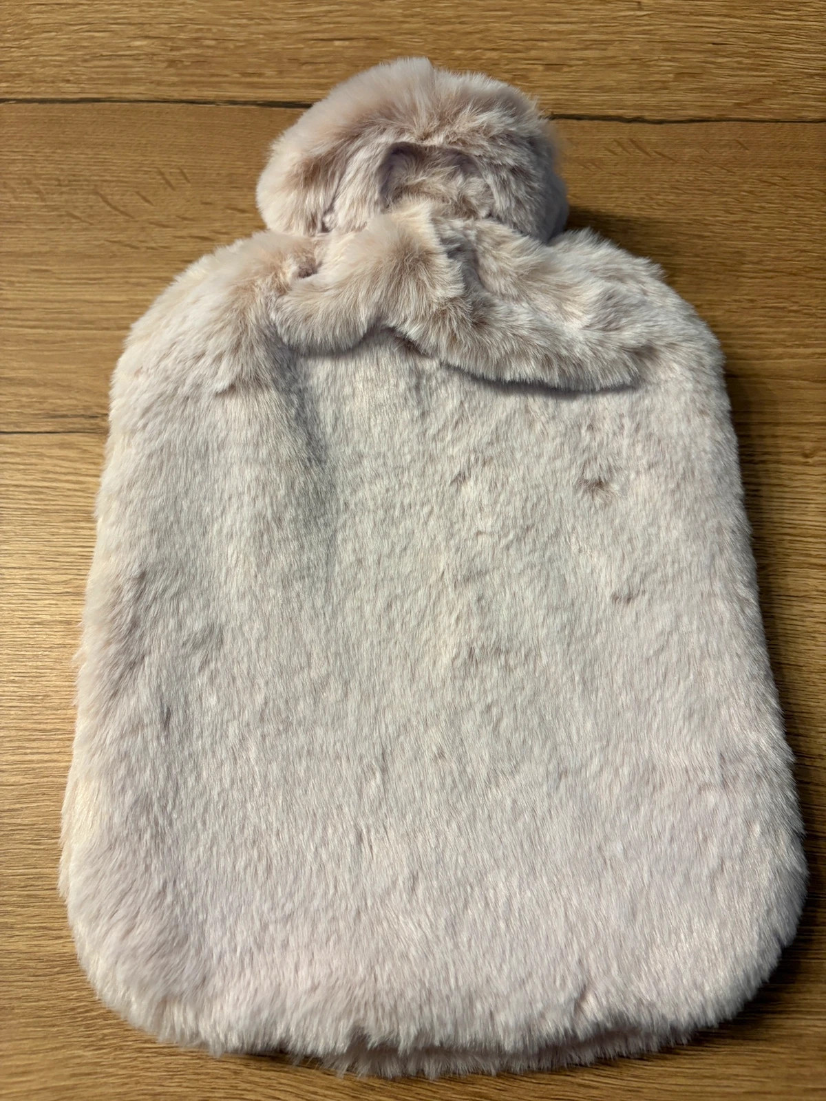 Bouillotte + Housse Fausse Fourrure de lapin - Beige Rosé – Comfort