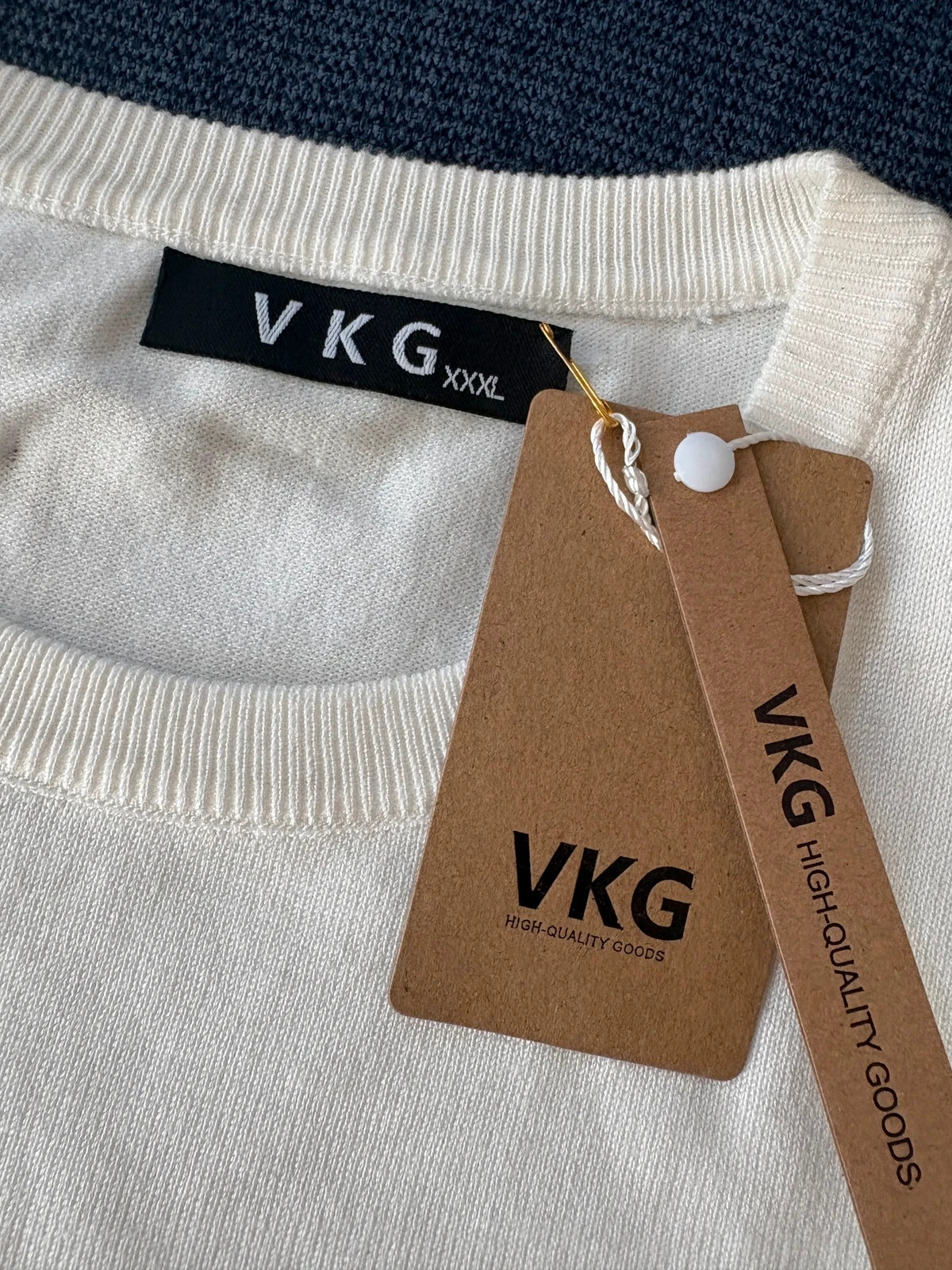 Pull VKG écru col rond neuf avec étiquette taille XXXL – Charles Vögele – taille XXXL 2