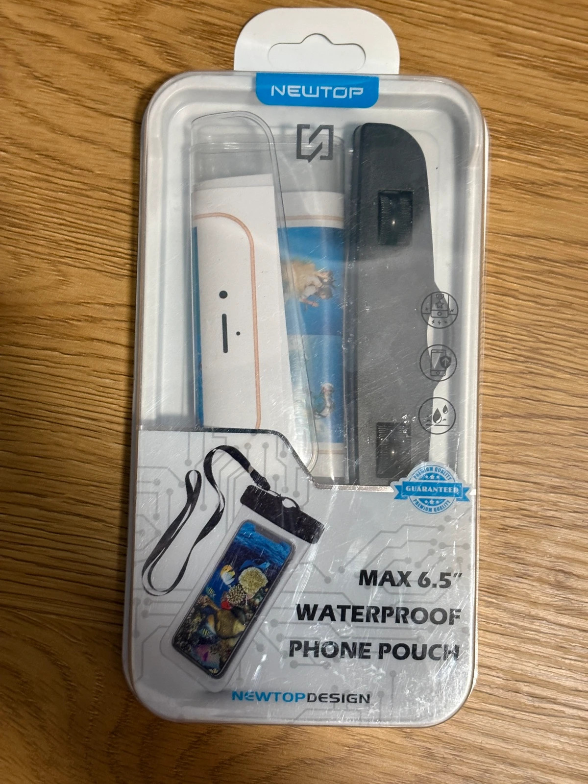 Pochette étanche téléphone NEWTOP - jusqu’à 6.5” - Neuve – waterproof
