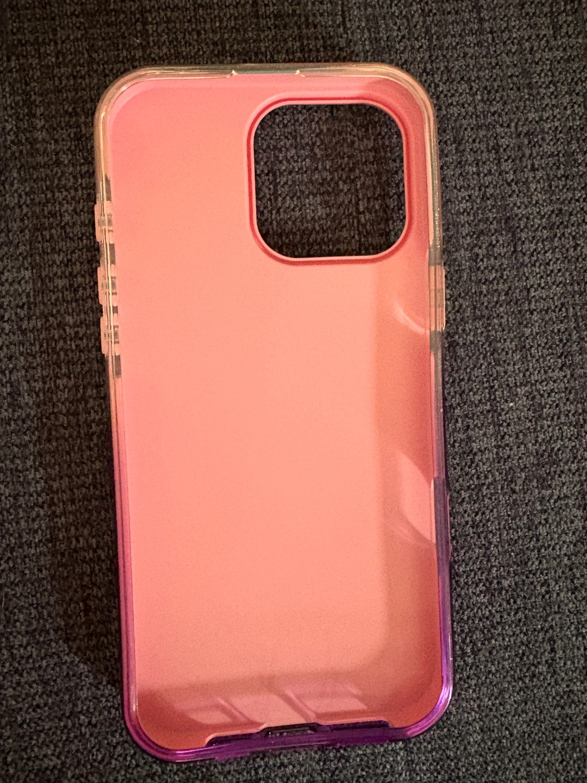 Coque iPhone 14 Pro Max / 15 Pro Max – paillettes dégradées rose/violet – bague support – case mobile – taille S 3