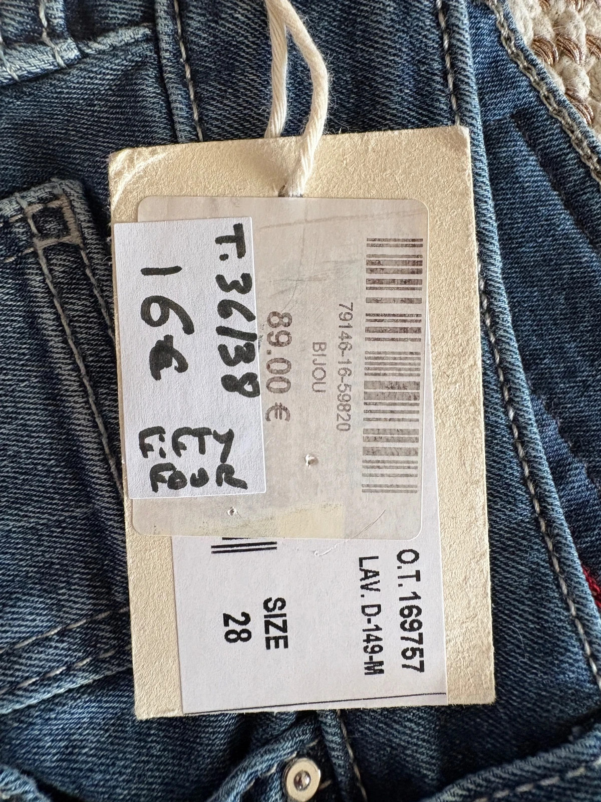 Jean flare Fiftyfour “Bijou” - Taille 36/38 fr (89€ en magasin) – Fifty Four – taille S / 36 / 8 5