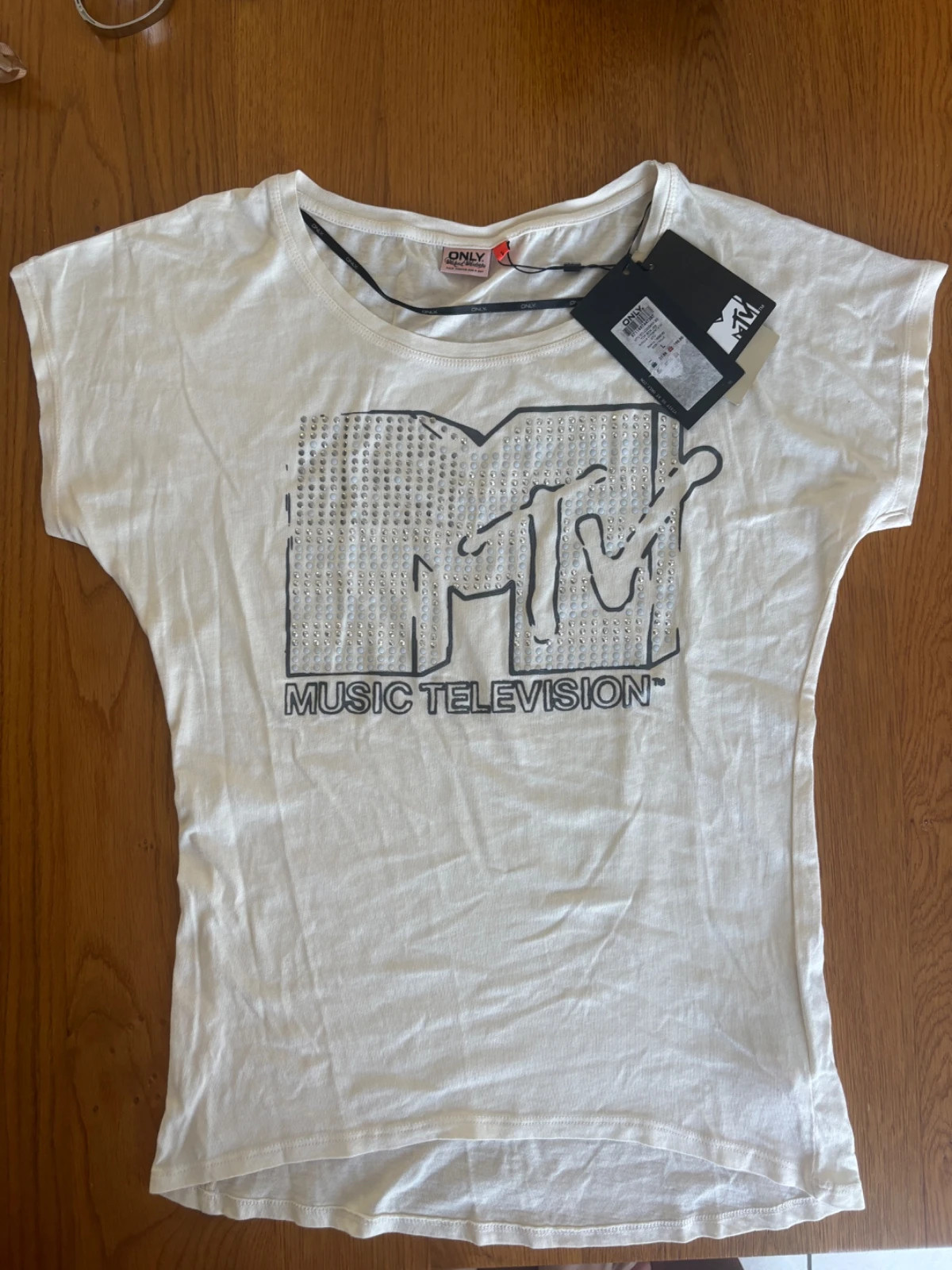 shirt ONLY x MTV Music Television – Taille L – ONLY – taille L / 40 / 12