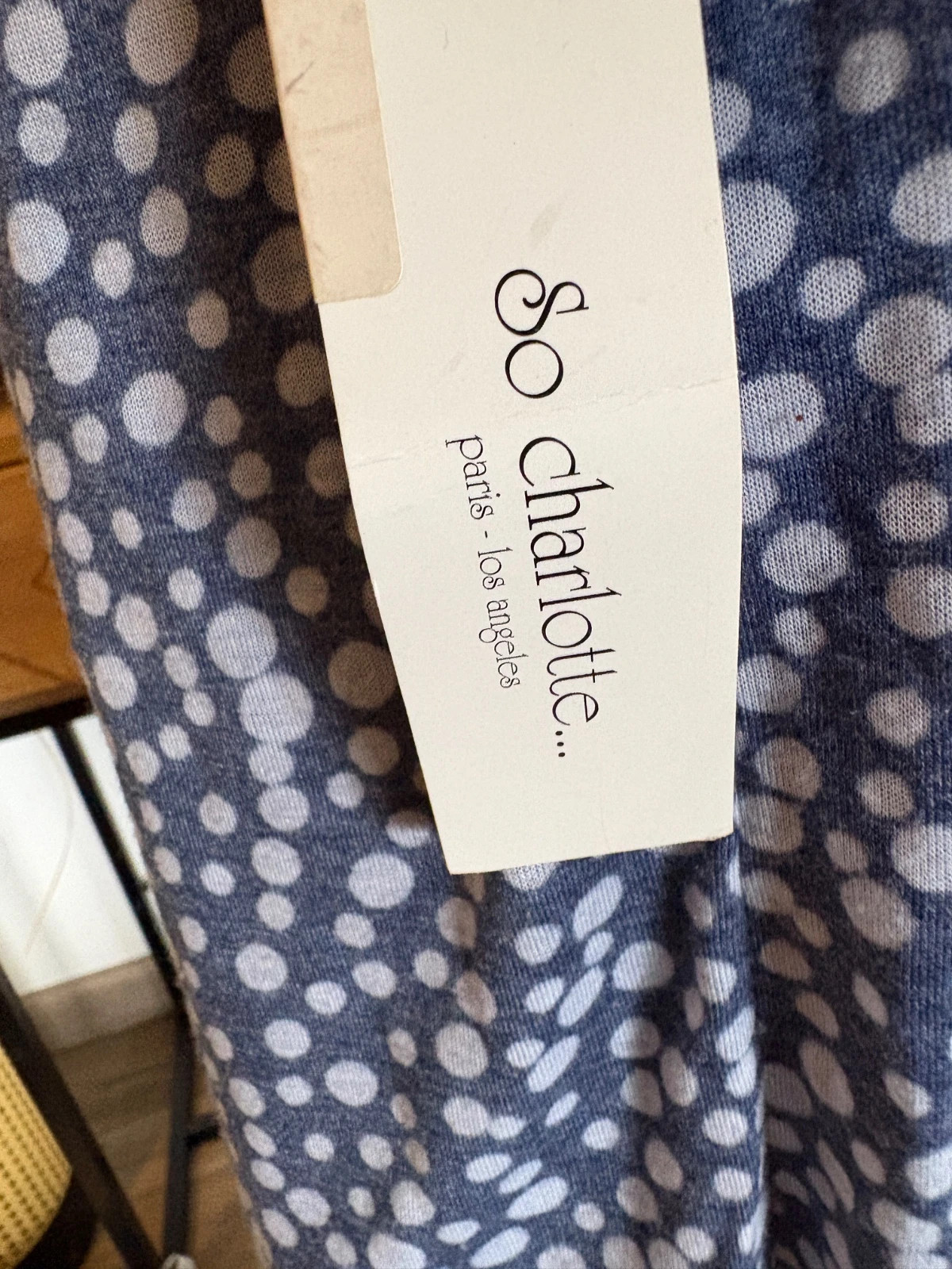 Jupe So Charlotte – Imprimé pois bleu marine – So charlotte – taille Taille unique 4