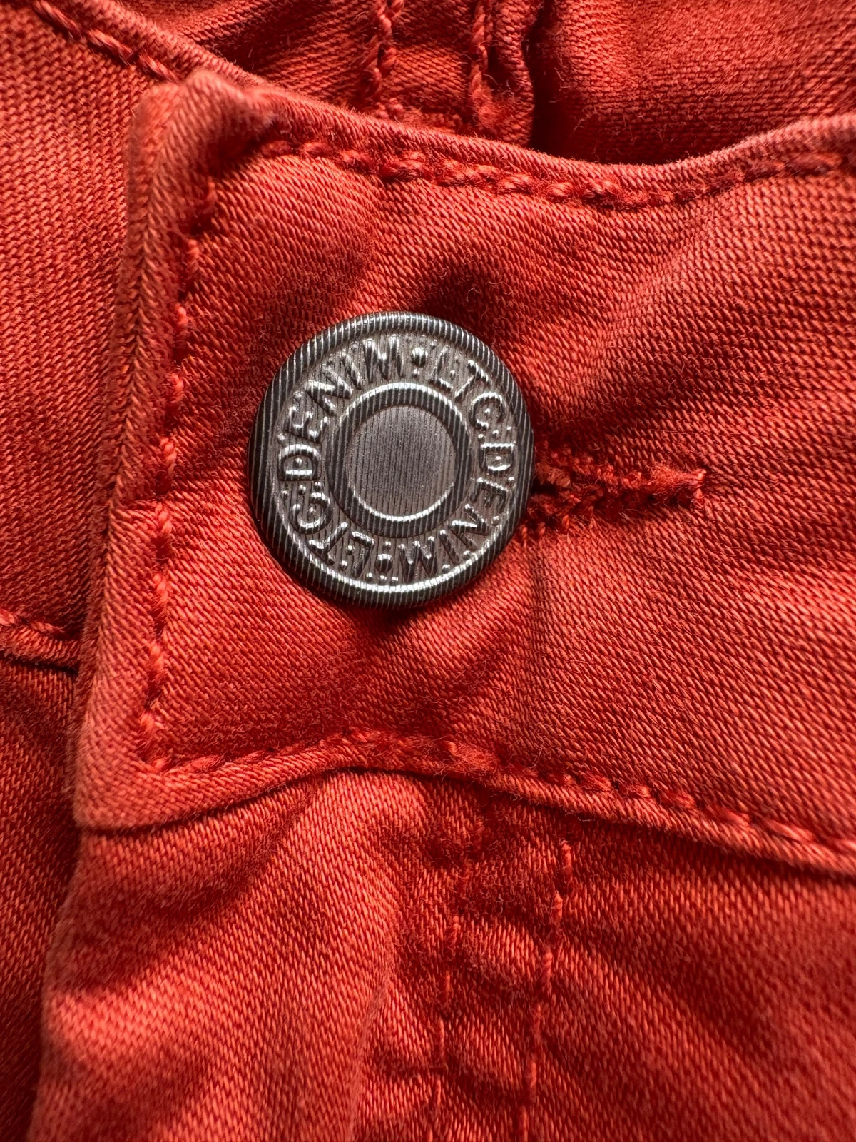 Pantalon slim Le Temps Des Cerises “Passadina” Taille 29 US (38/40 FR) - couleur Terracotta – Le Temps des Cerises – taille M / 38 / 10 3