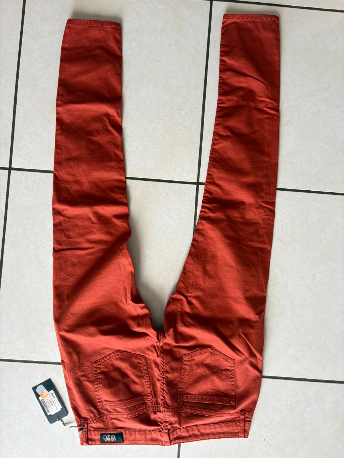 Pantalon slim Le Temps Des Cerises “Passadina” Taille 29 US (38/40 FR) - couleur Terracotta – Le Temps des Cerises – taille M / 38 / 10 5