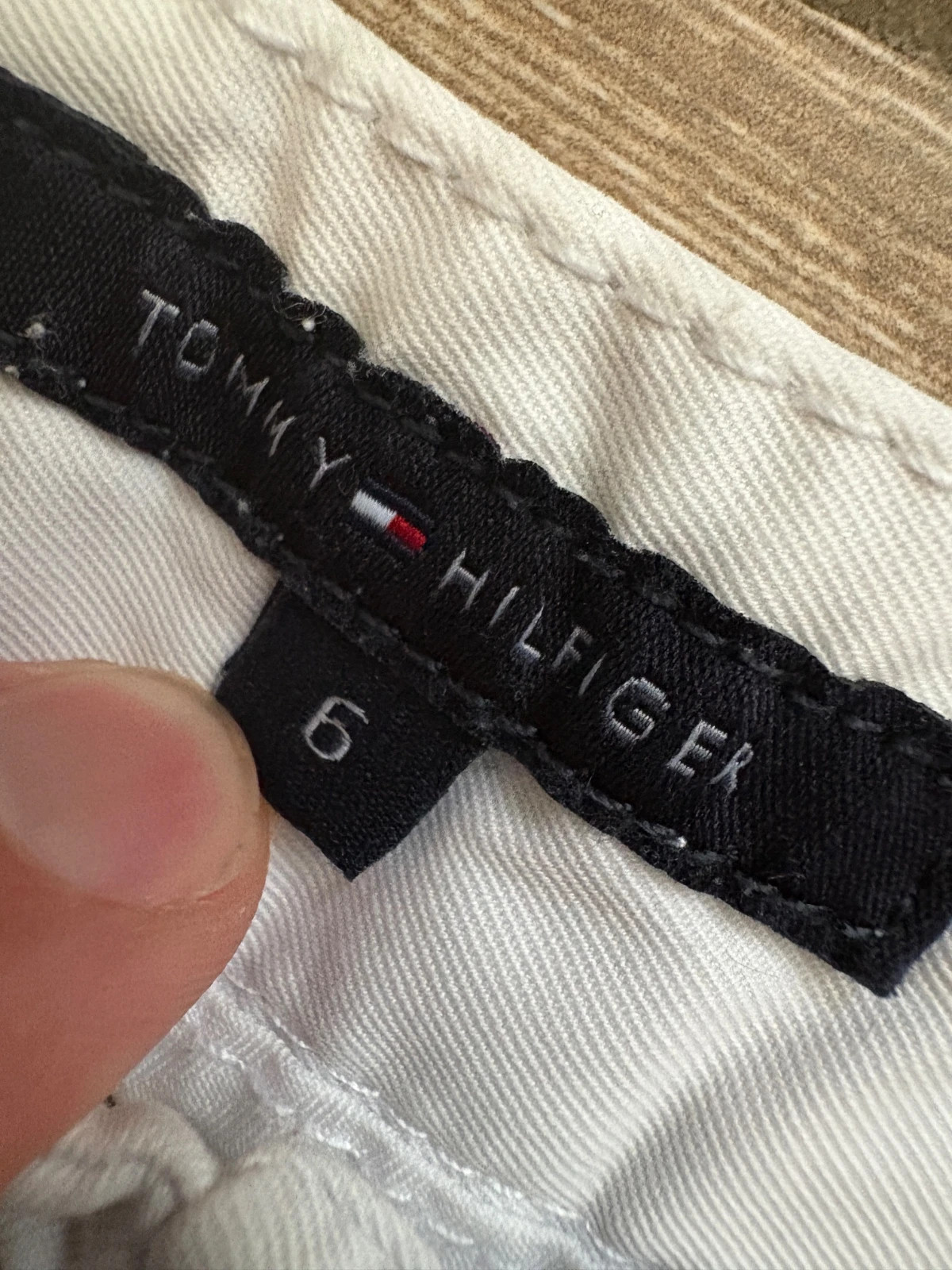 Pantalon chino Tommy Hilfiger blanc – Taille 6 US / 36 FR - 100% coton – Tommy Hilfiger – taille XS / 34 / 6 2