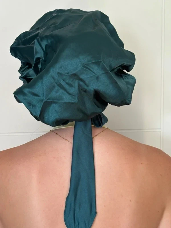 Bonnet en Satin Bonnet Queen - Vert Émeraude – Amazon 4