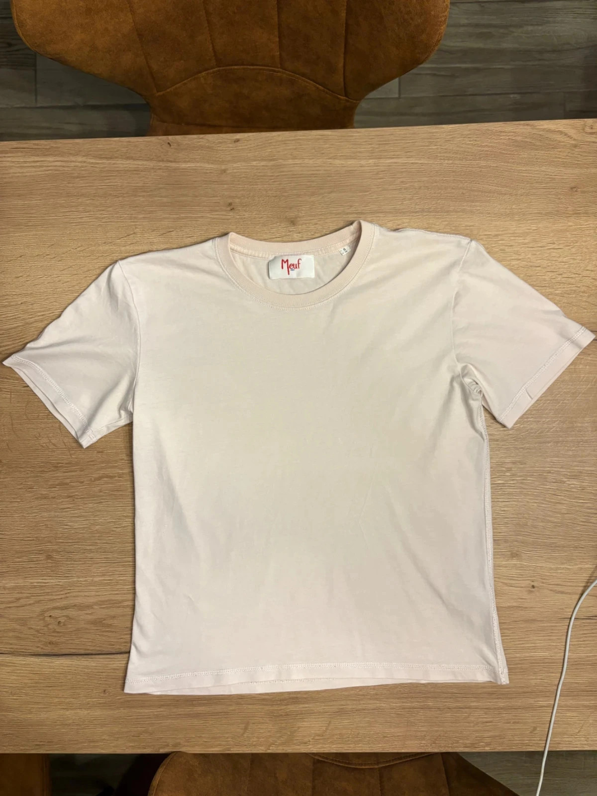 T-shirt Meuf Paris “mots mêlés” écru taille S – Meuf – taille S / 36 / 8 4