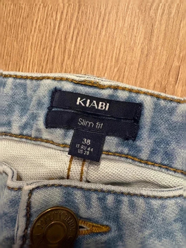 Jean KIABI Slim Fit - Délavage clair - Taille 38 (US 28) – Kiabi – taille M / 38 / 10 5
