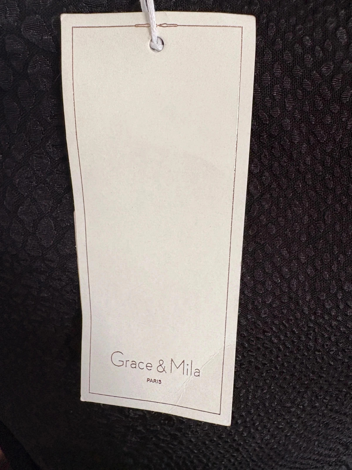 Robe Grace & Mila Paris “Feminine” - Noire, Taille M – Grace & Mila – taille M / 38 / 10 4