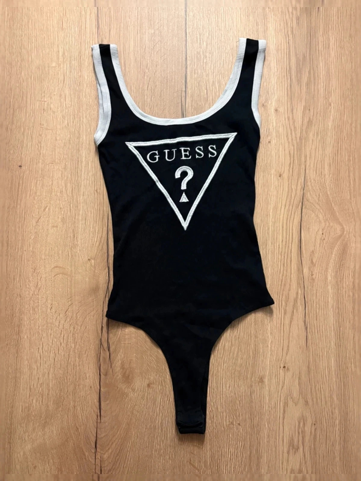 Body - Guess - Blanc/noir - XS – GUESS – taille XS / 34 / 6 3