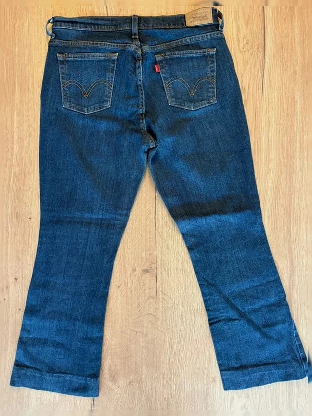 Jean LEVI'S 515 Boot Cut - Bleu foncé délavé - T.40 - L 88 – Levi's – taille L / 40 / 12 2