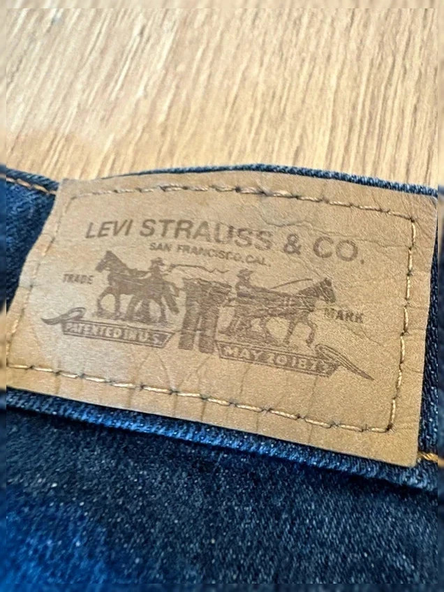 Jean LEVI'S 515 Boot Cut - Bleu foncé délavé - T.40 - L 88 – Levi's – taille L / 40 / 12 4
