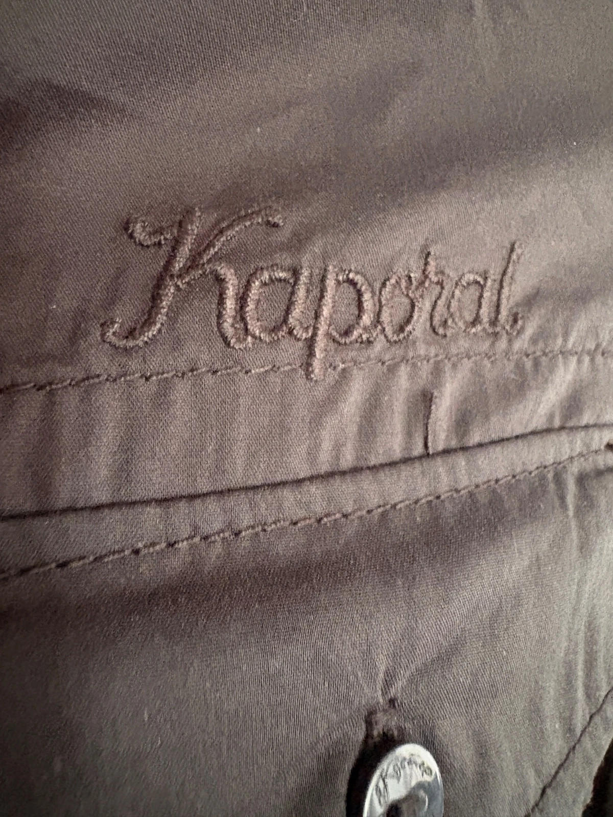 Chemise longue noire Kaporal en taille M – Kaporal – taille M / 38 / 10 5