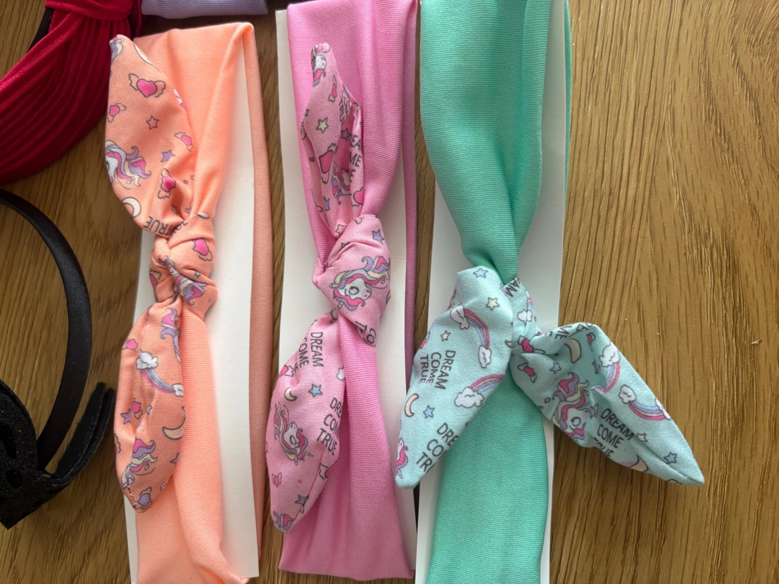 Lot de 8 Bandeaux + 2 Serre-têtes Fillette – Motifs Licornes & Pailletés – Accessoires 5