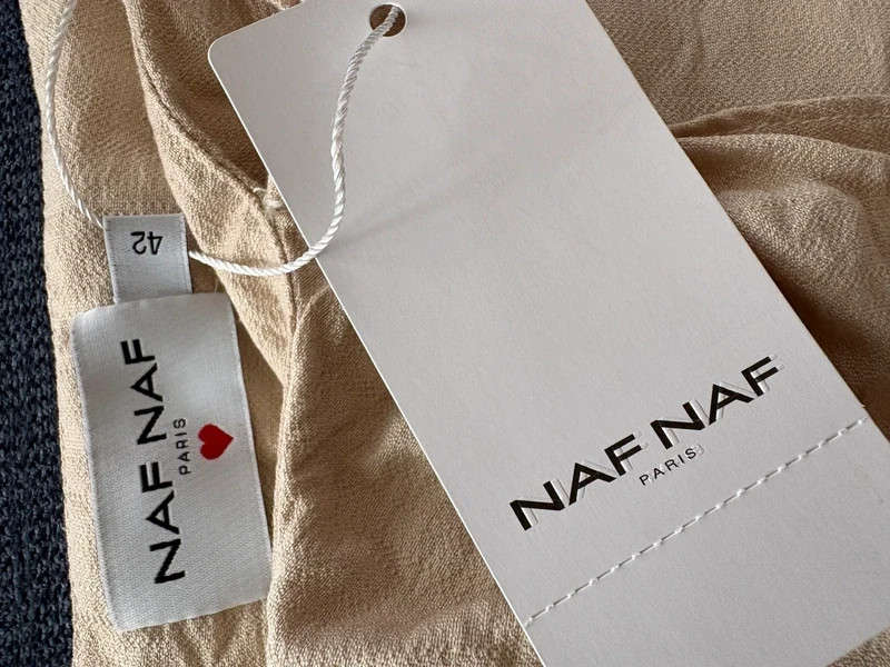 Magnifique Jupe portefeuille NAF NAF beige neuve taille 42 – Naf Naf – taille L / 40 / 12 2