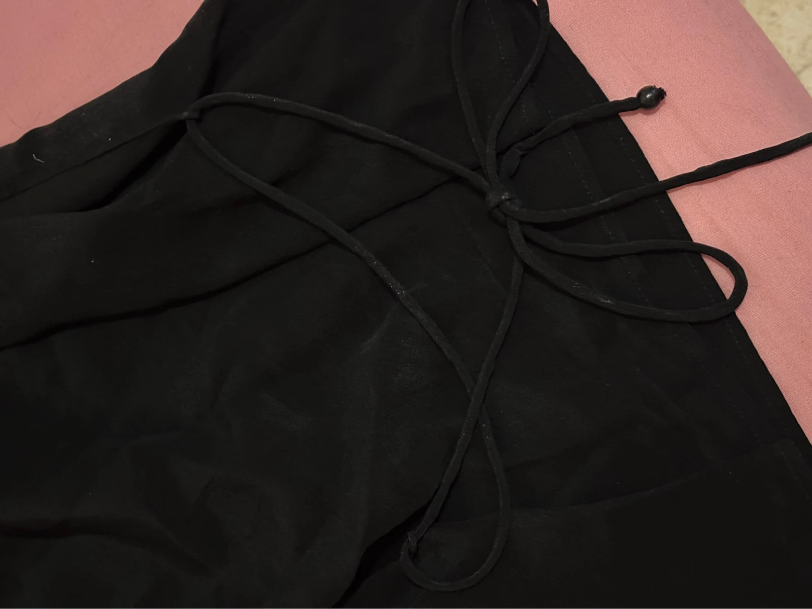 Blouse noire avec col transparent – KOOKAÏ – taille L / 40 / 12 4