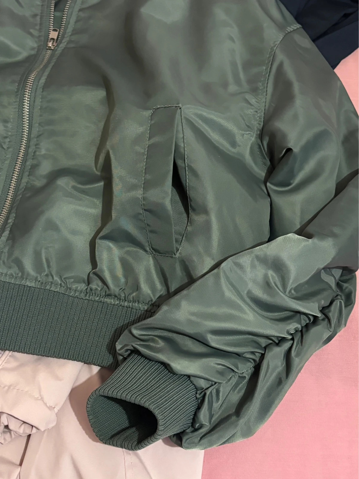 Bomber vert – taille S / 36 / 8 3