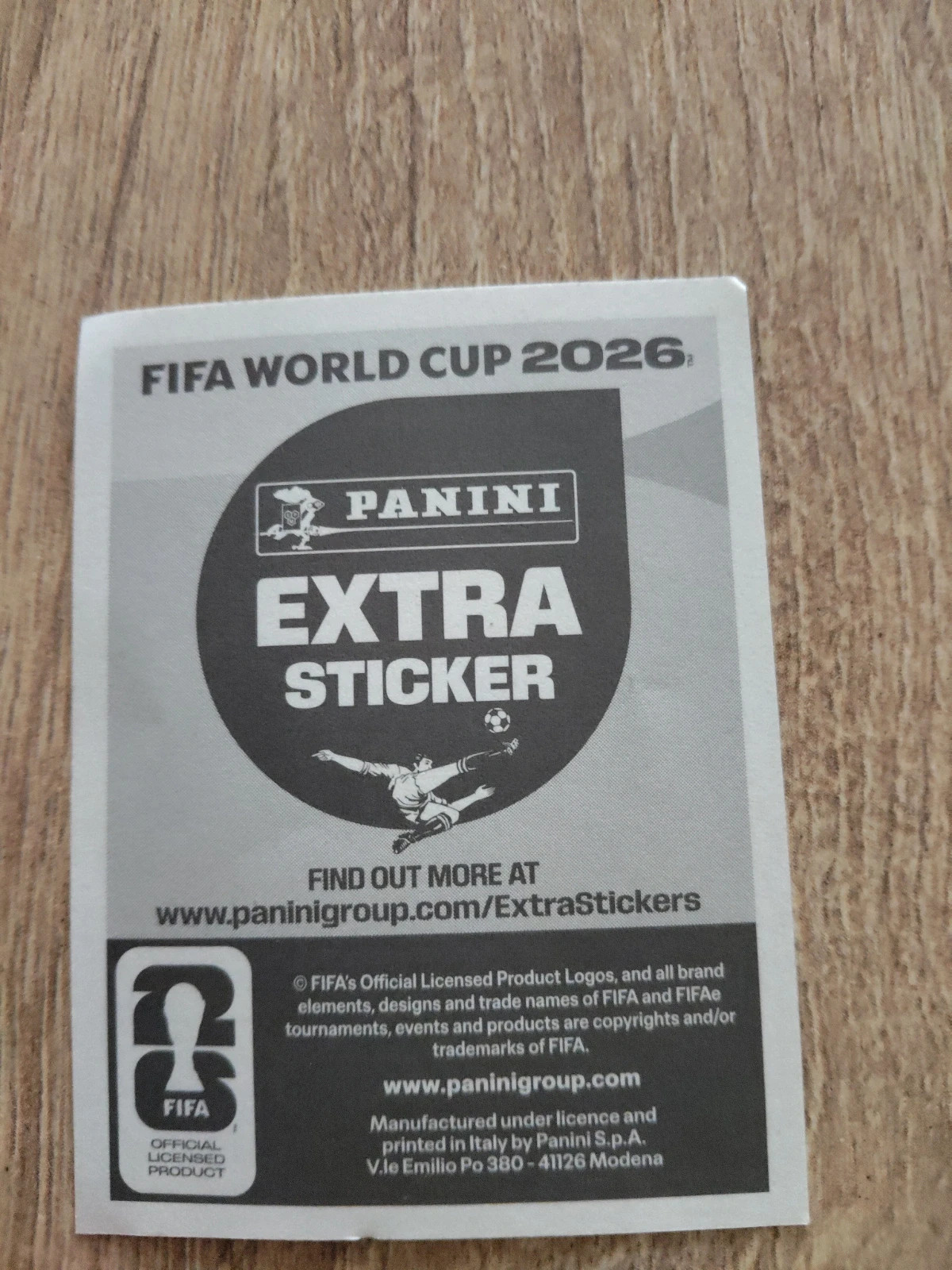 Cromo Colección Mundial 2026 – Panini 2