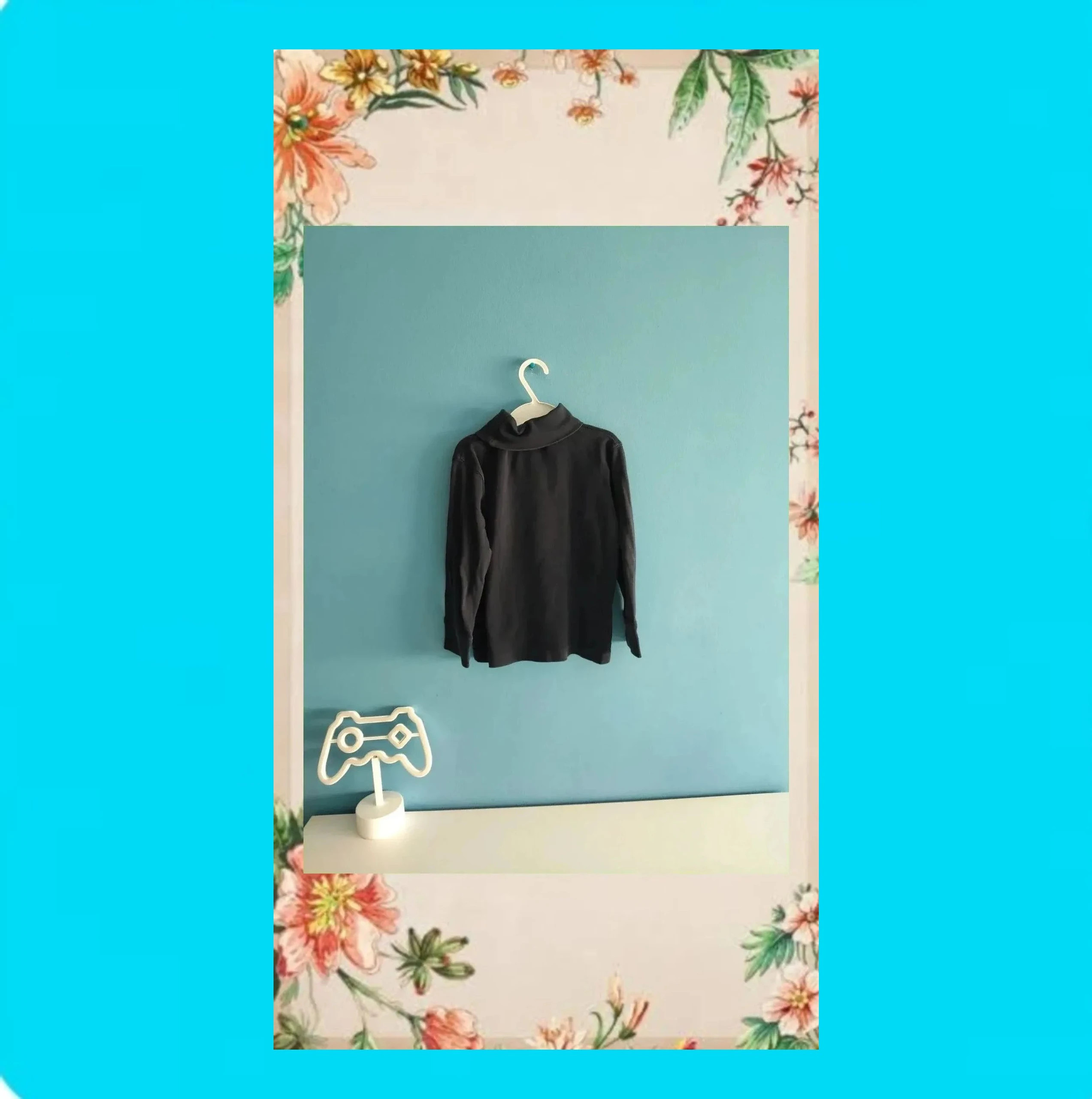 🩵 Camiseta Básica Algodón Cuello Alto 🩵 – Kiabi – taille 5 ans / 110 cm 2