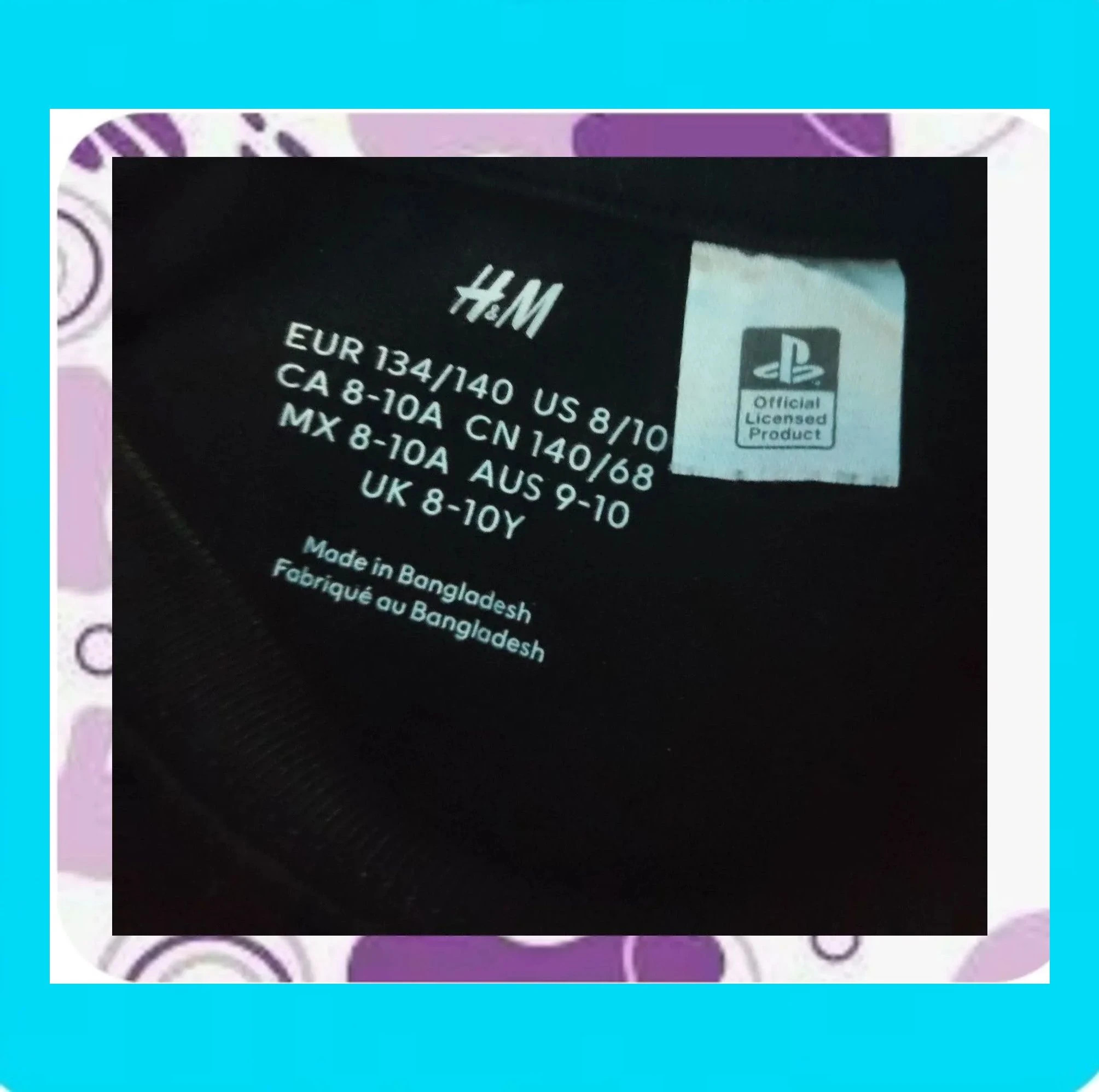 🩵 Camiseta Niño PlayStation 🩵 – H&M – taille 9 ans / 134 cm 5
