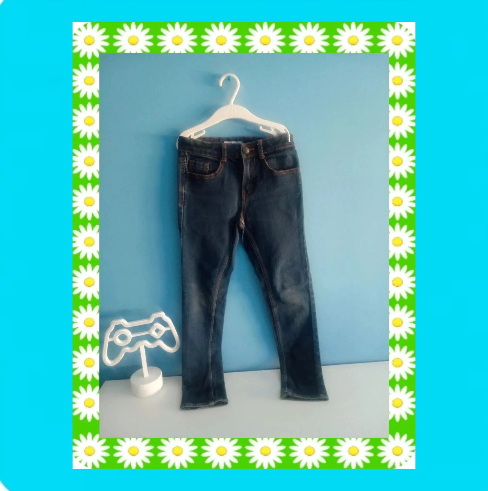 🩵 Pantalón Denim Niño Pitillo Skinny 🩵 – Kiabi – taille 8 ans / 128 cm 2