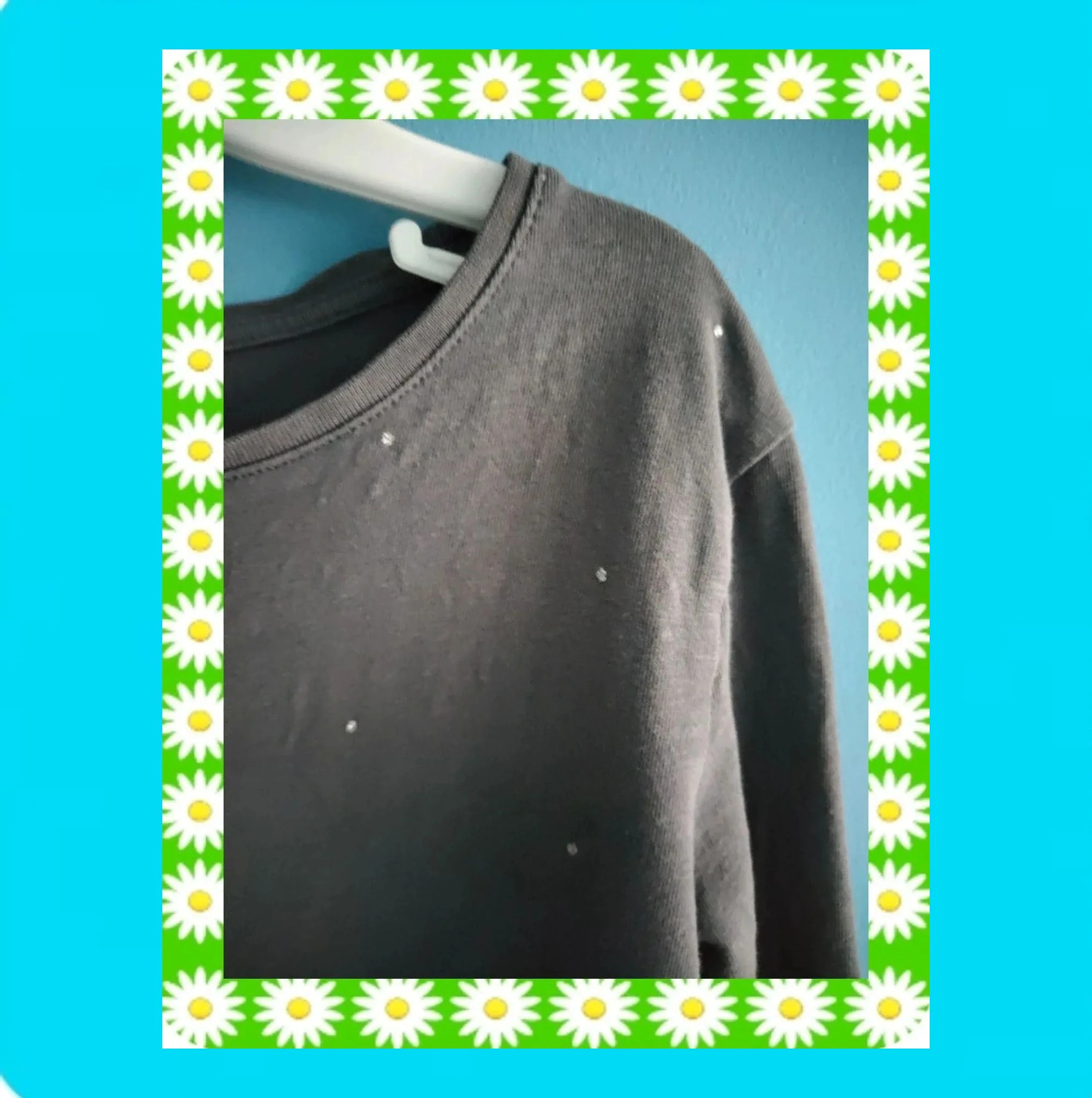 🩷Camiseta Niña Con Pequeñas Piedras pequeñas brillantes 🩷 – H&M – taille 9 ans / 134 cm 2