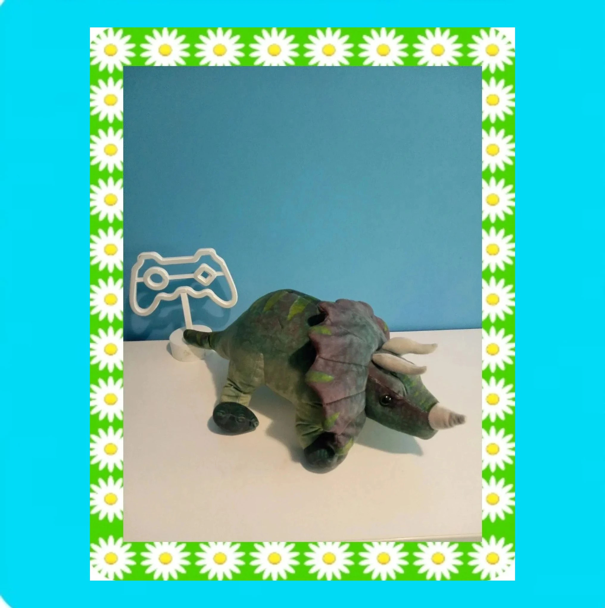 🩵 Peluche Dinosaurio Triceraptops 🩵 – taille M 2