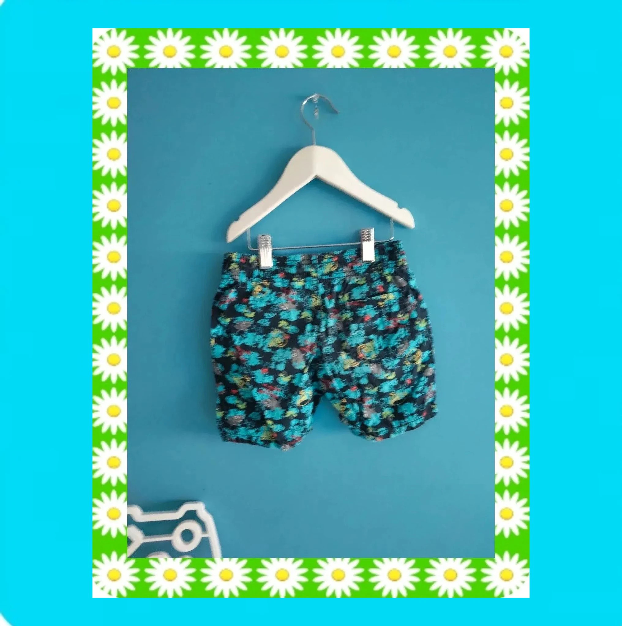 🩵 Pantalón Corto Niño Divertido Estampado Marino 🩵 – Lupilu – taille 4 ans / 104 cm 4
