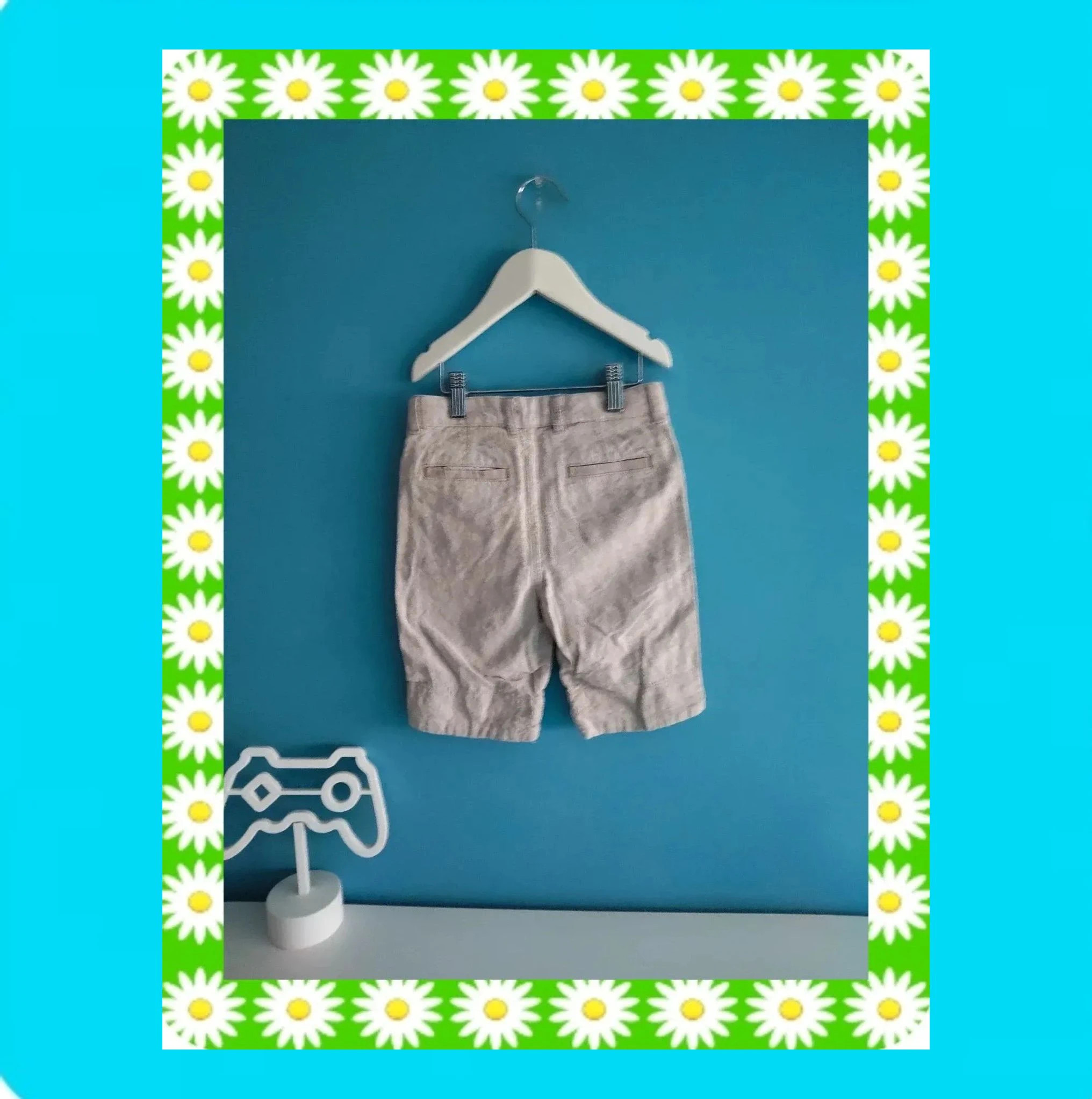 🩵 Pantalón Corto Niño Lino y Algodón 🩵 – Zara – taille 5 ans / 110 cm 3