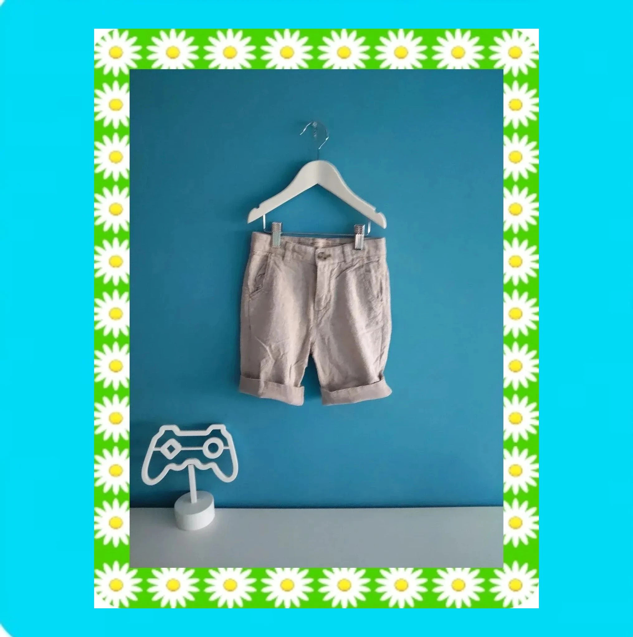 🩵 Pantalón Corto Niño Lino y Algodón 🩵 – Zara – taille 5 ans / 110 cm 4
