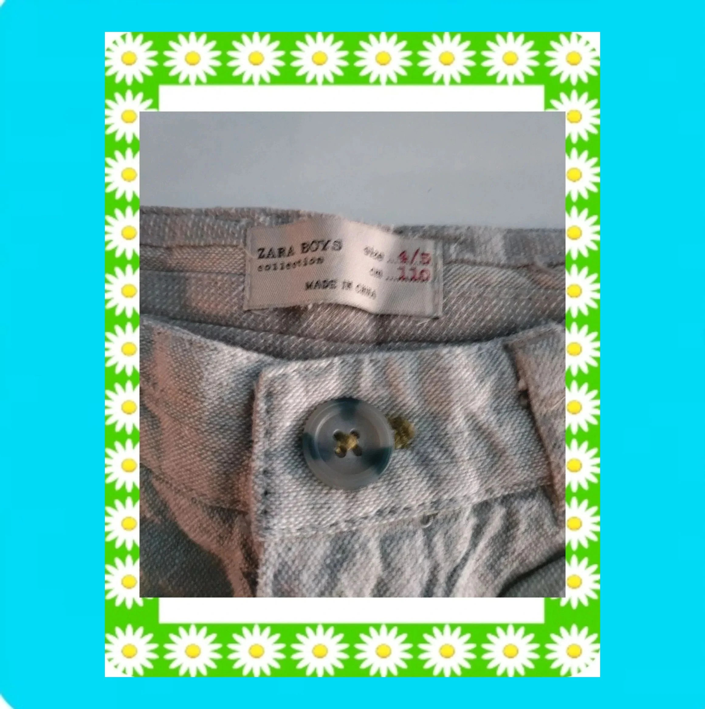 🩵 Pantalón Corto Niño Lino y Algodón 🩵 – Zara – taille 5 ans / 110 cm 5