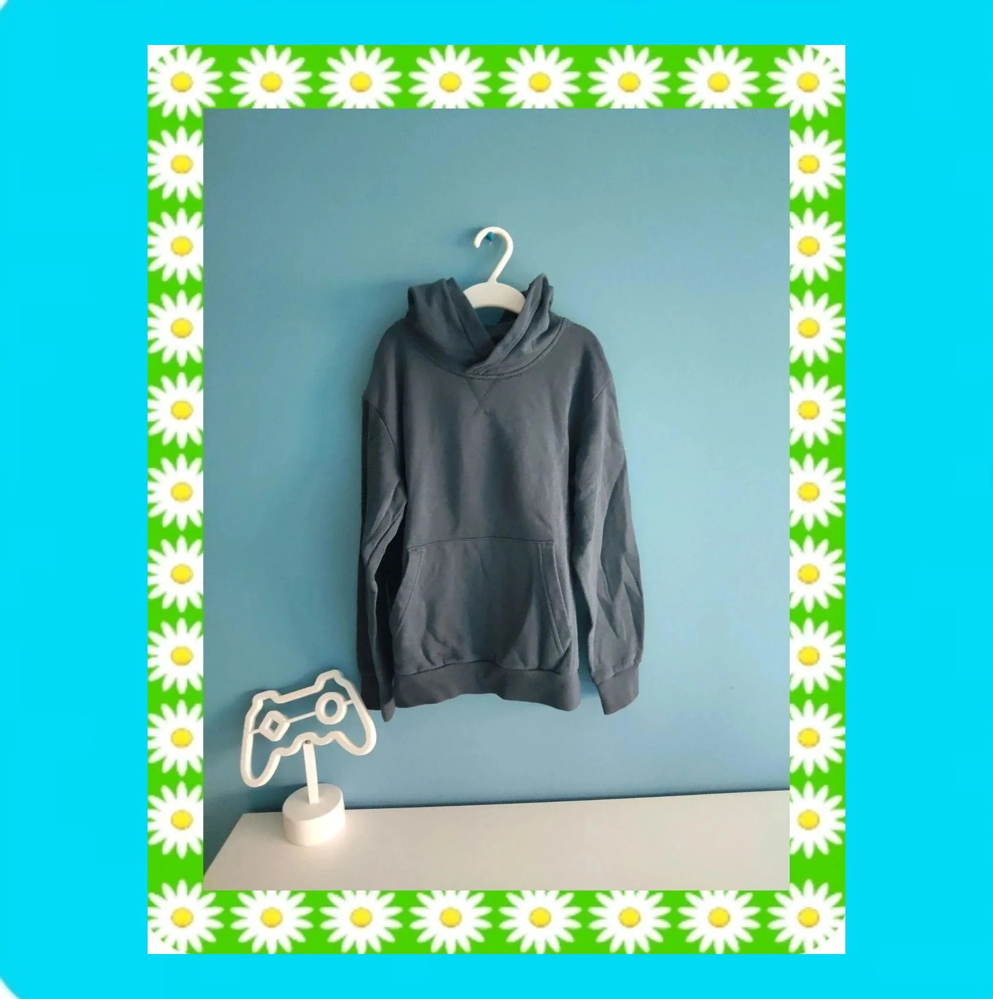 🩵 Sudadera Básica Algodón Orgánico 🩵 – H&M – taille 7 ans / 122 cm 3
