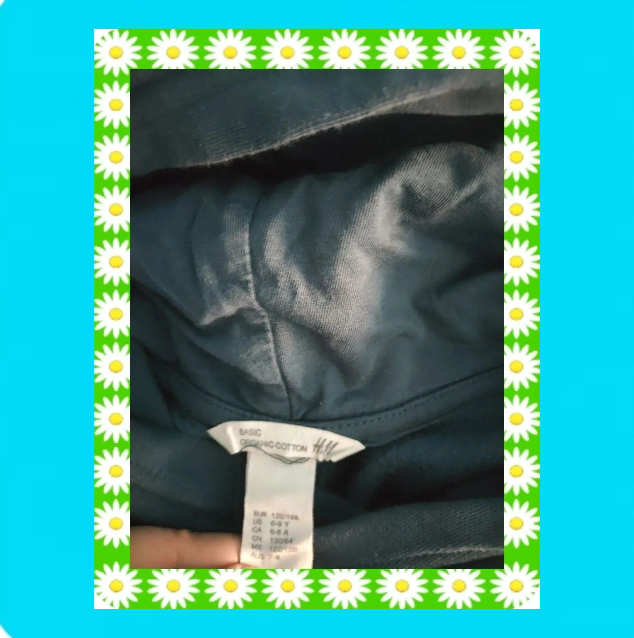 🩵 Sudadera Básica Algodón Orgánico 🩵 – H&M – taille 7 ans / 122 cm 4