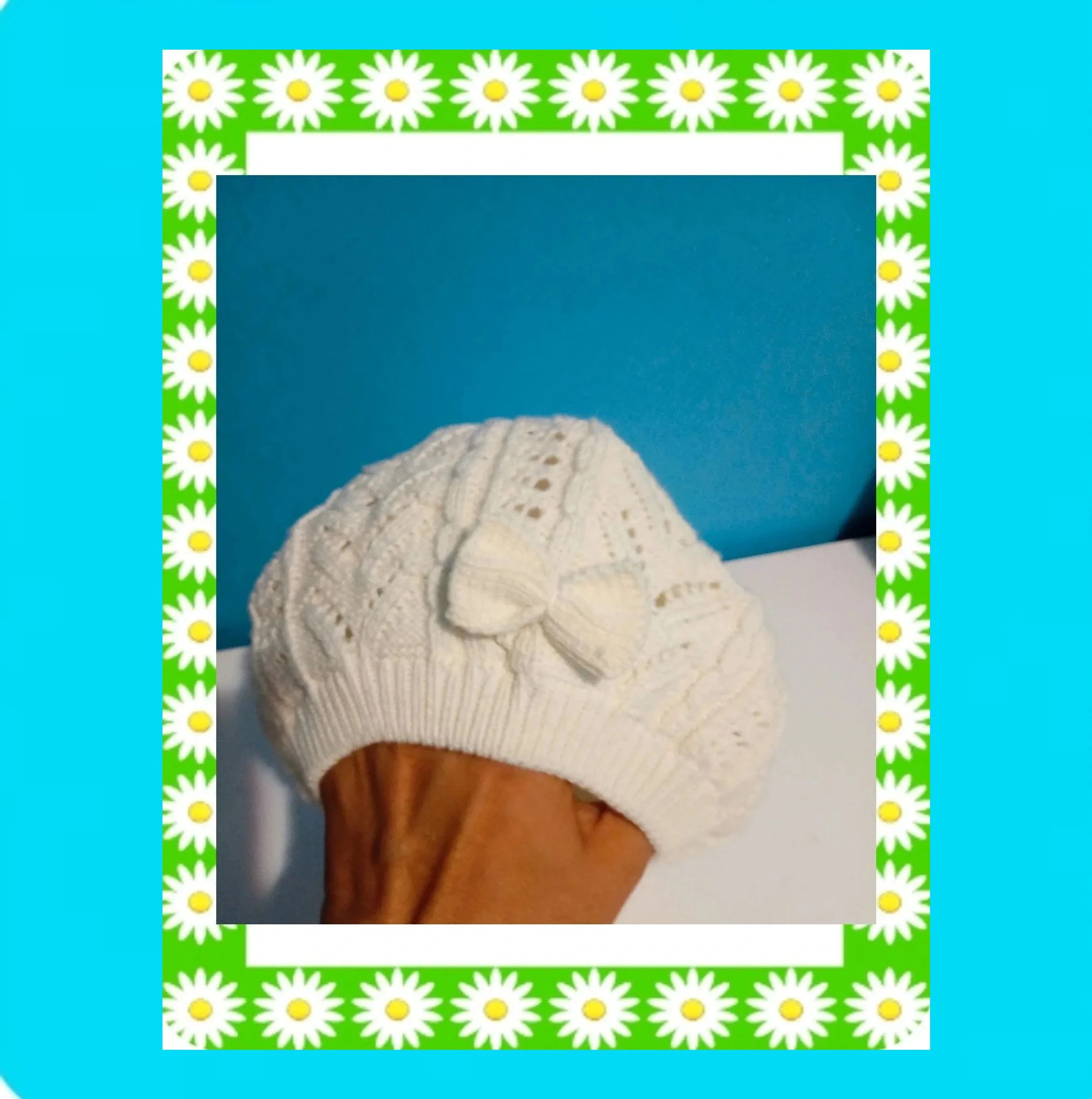 🩷 Precioso Gorro Punto Calado Niña 🩷 – Early Days – taille 2-3 ans, 51 cm 3