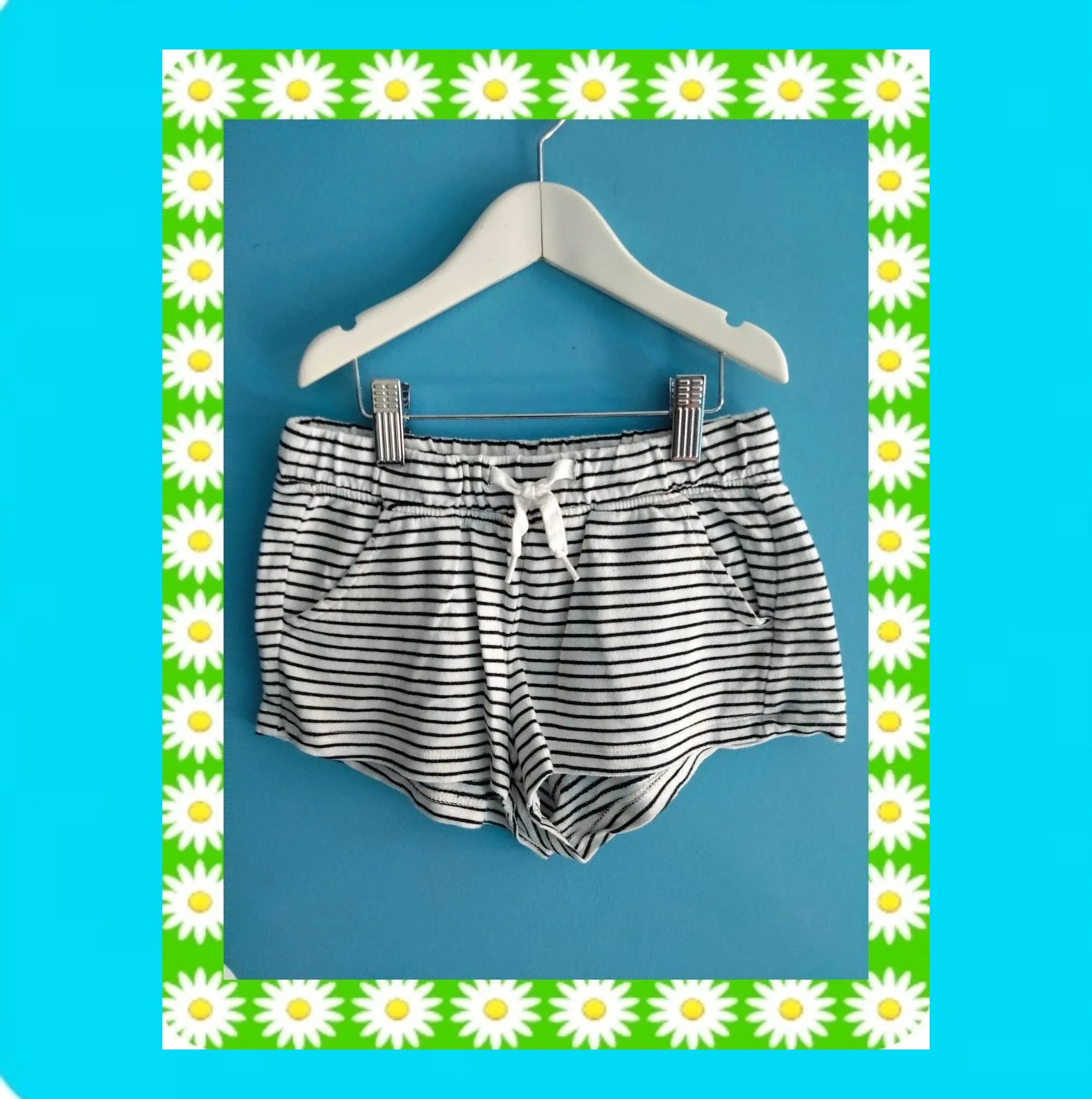 🩷 Shorts Niña Algodón Rayas 🩷 – H&M – taille 9 ans / 134 cm 2