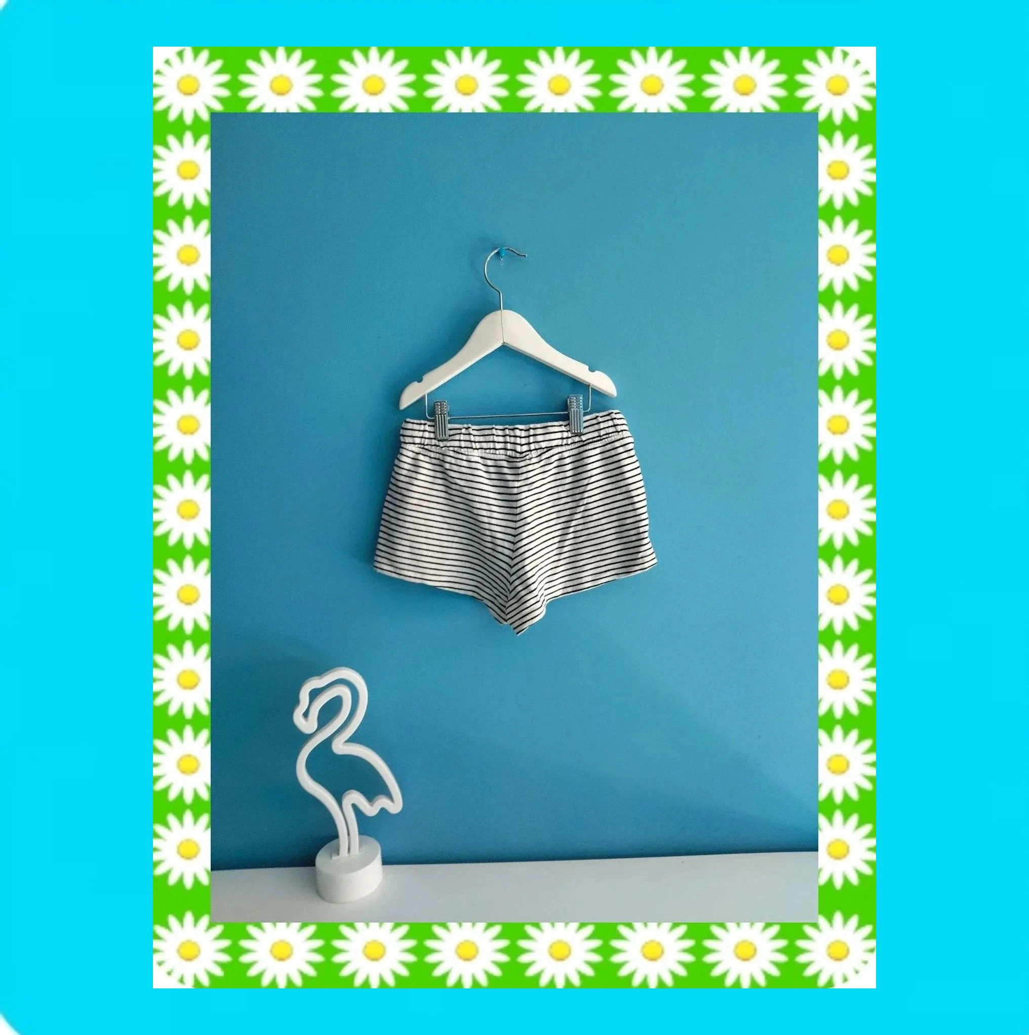 🩷 Shorts Niña Algodón Rayas 🩷 – H&M – taille 9 ans / 134 cm 4