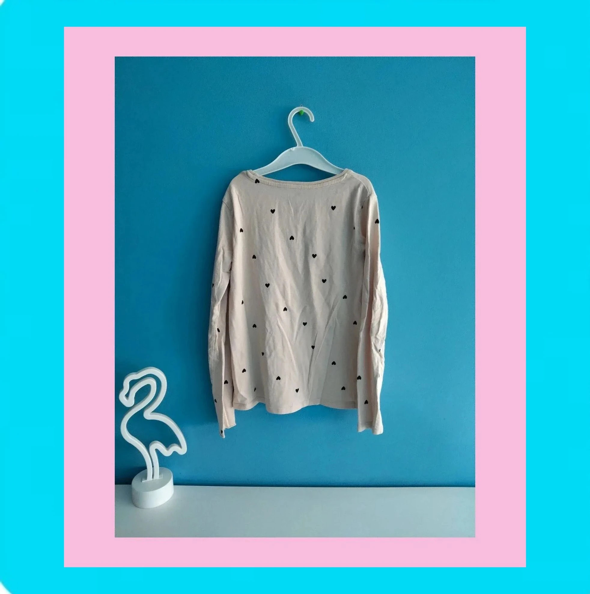 🩷 Bonita Camiseta Niña Corazones 🩷 – H&M – taille 9 ans / 134 cm 3
