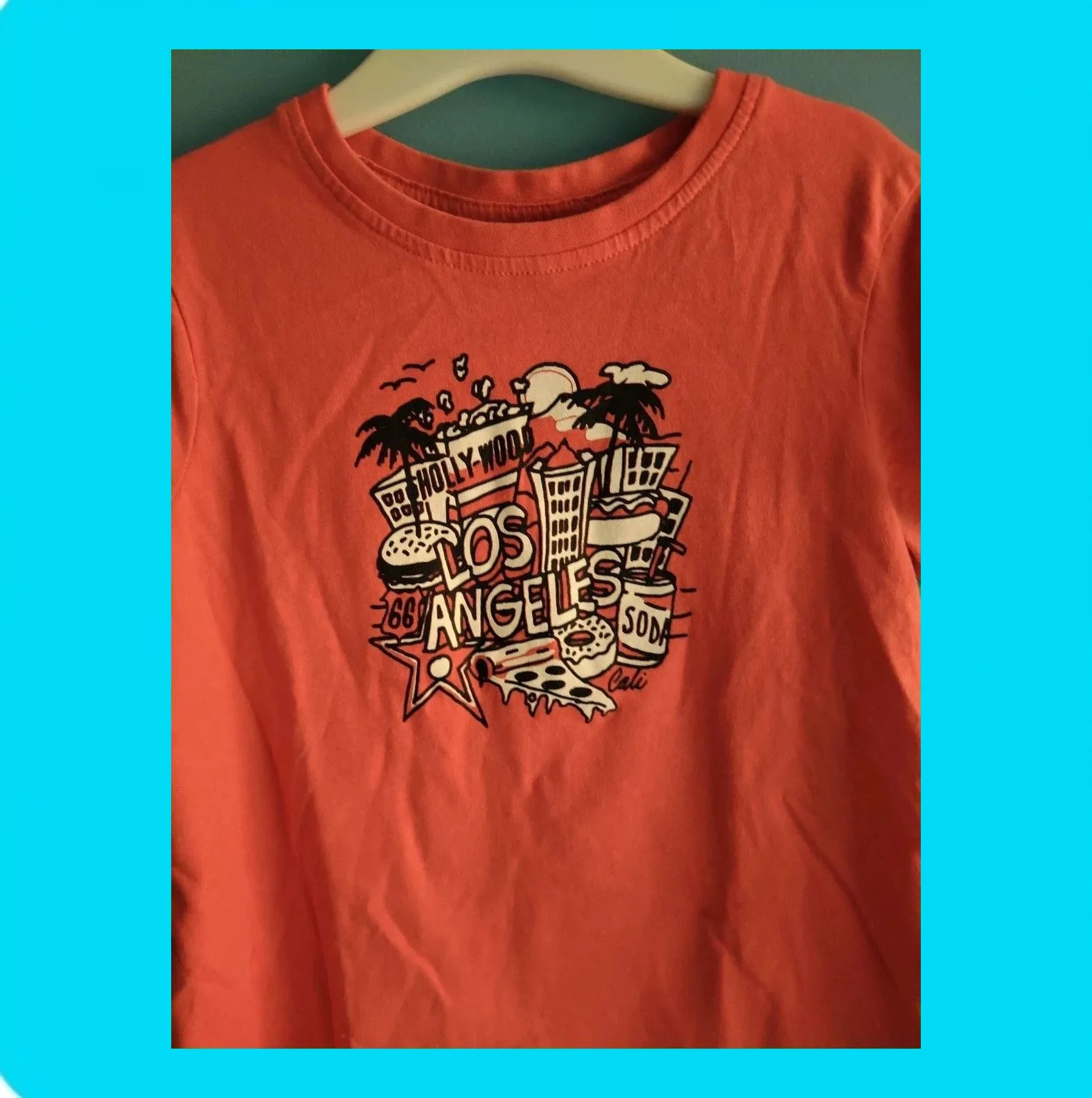 🩵Camiseta Niño Los Angeles 🩵 – Primark – taille 6 ans / 116 cm 3