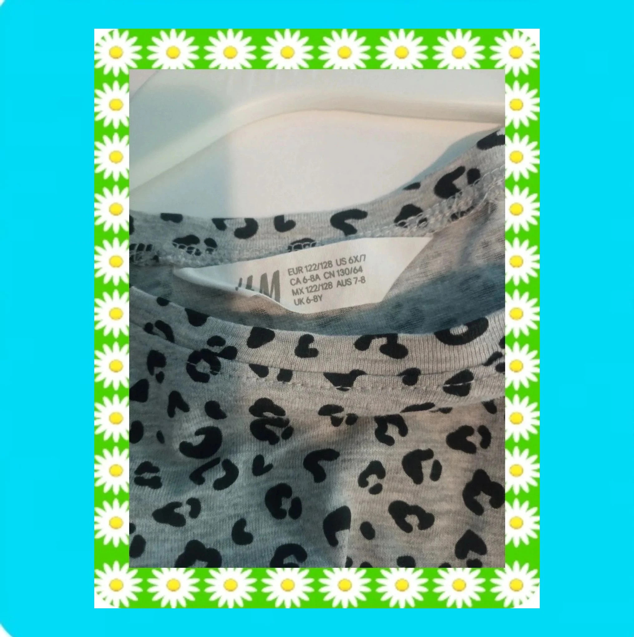 🩷 Bonito Vestido Niña Estampado Algodón 🩷 – H&M – taille 7 ans / 122 cm 5
