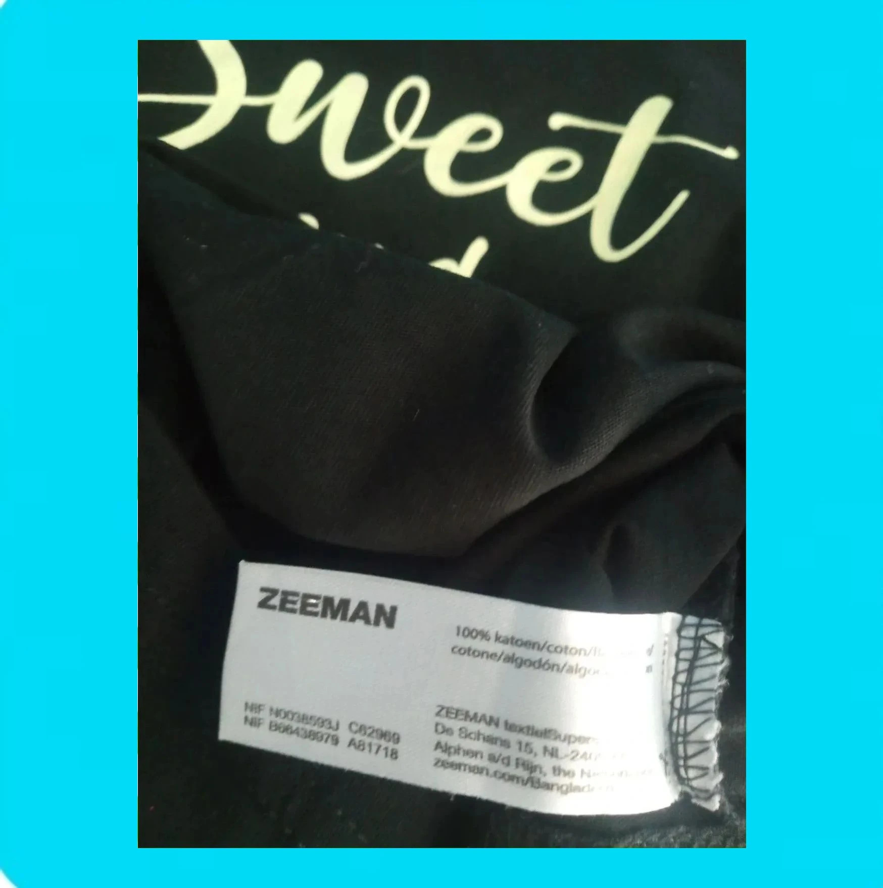 🩷Camiseta Manga Larga Halloween 🩷 – Zeeman – taille 7 ans / 122 cm 4