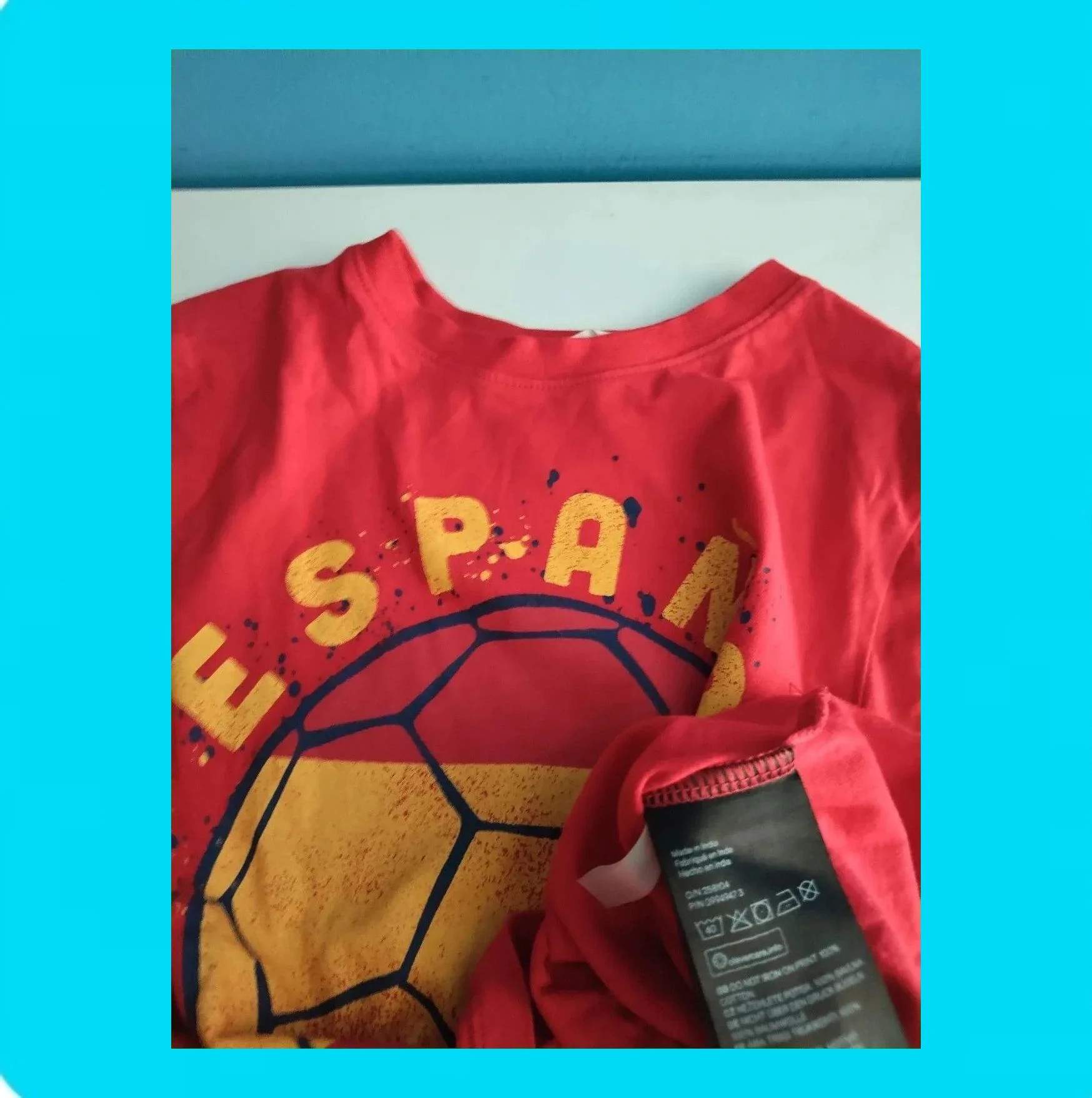 🩵 Camiseta Manga Corta España 🩷 – H&M – taille 9 ans / 134 cm 4