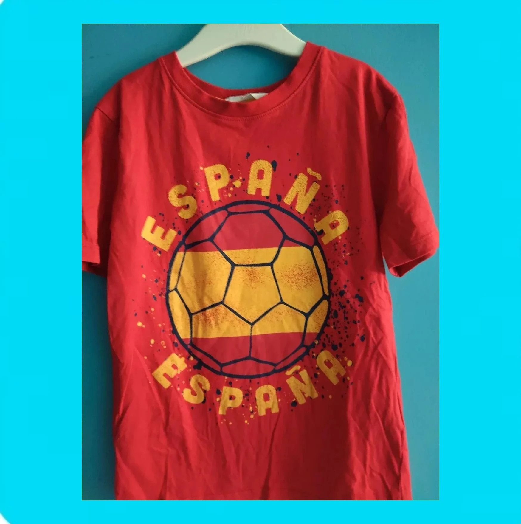 🩵 Camiseta Manga Corta España 🩷 – H&M – taille 9 ans / 134 cm 3